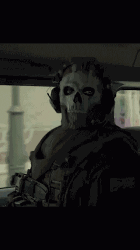 Simon Riley Stare GIF