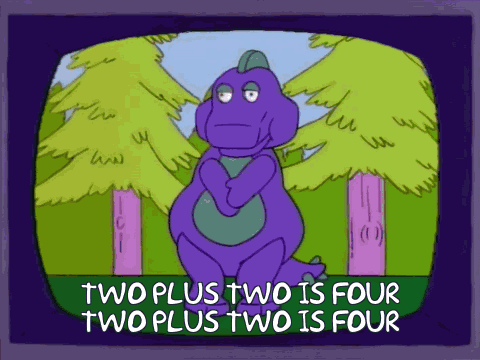 Simpsons Barney GIF