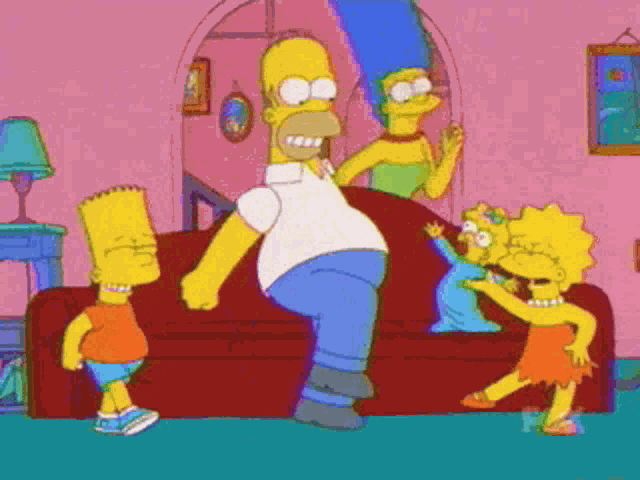 Simpsons Dancing GIF