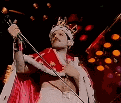 Singer-freddy-mercury England GIF