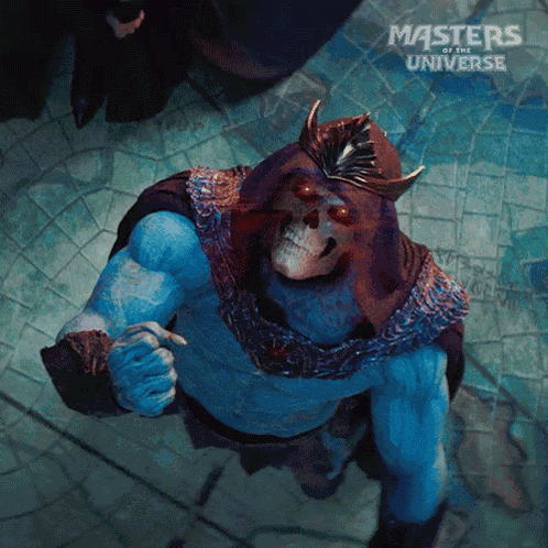 Sinister Laugh Skeletor GIF