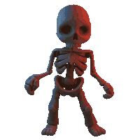 Skele Skeleton Sticker
