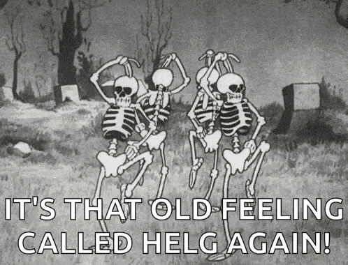 Skeleton Dance Halloween GIF