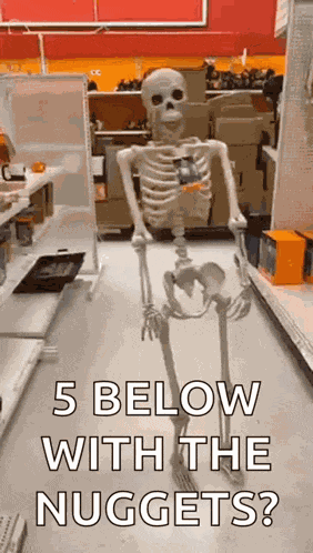 Skeleton Falling GIF