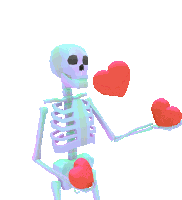 Skeleton Juggling Sticker