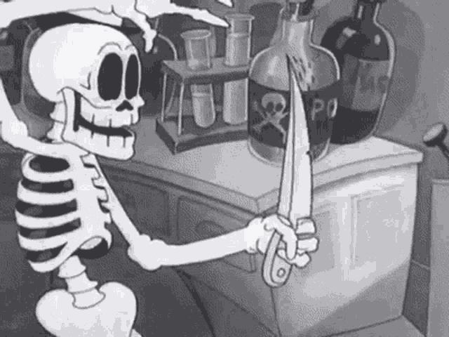 Skeleton Knife GIF