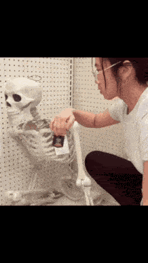 Skeleton Meme Rizz GIF