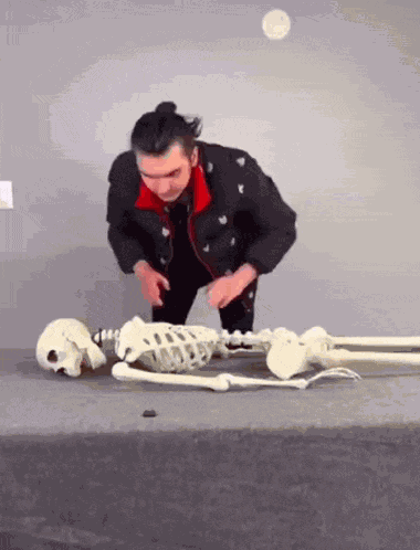 Skeleton Meme GIF
