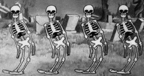 Skeleton Silly Symphony GIF