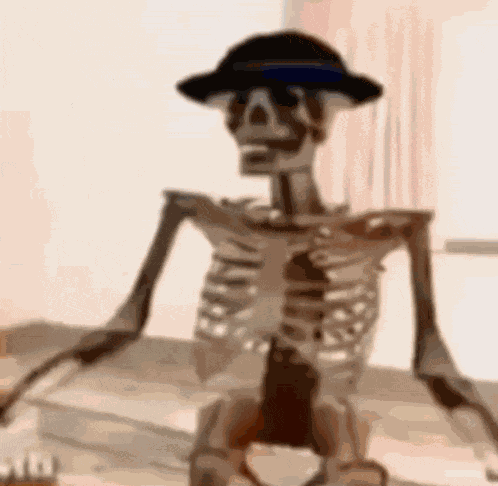 Skeleton Skeleton Meme GIF