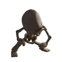 Skeleton Skelly Sticker