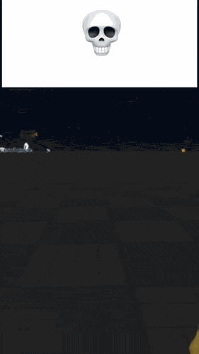 Skeleton Skull Emoji GIF