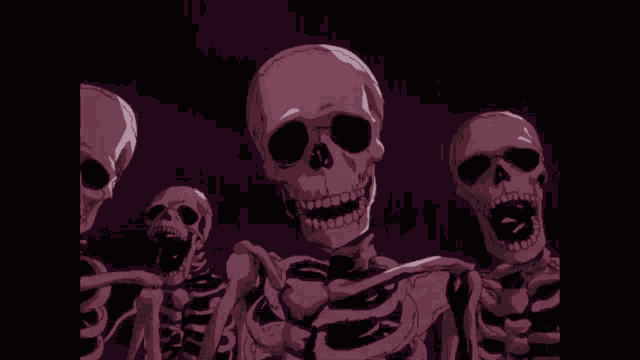 Skeletons Meme GIF