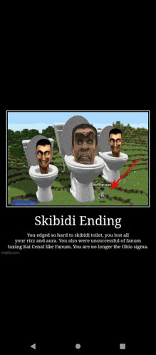 Skibidi Toilet Brainrot Meme