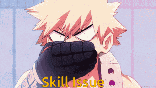 Skill Issue Mha GIF