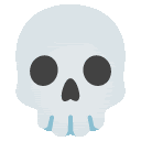 Skull Emoji Skeleton Sticker