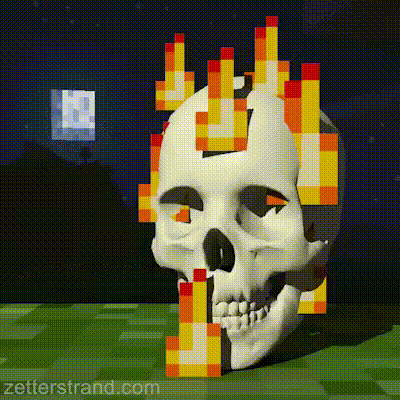 Skull Meme GIF