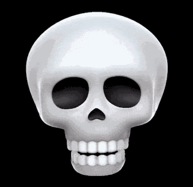 Skull Shocked GIF
