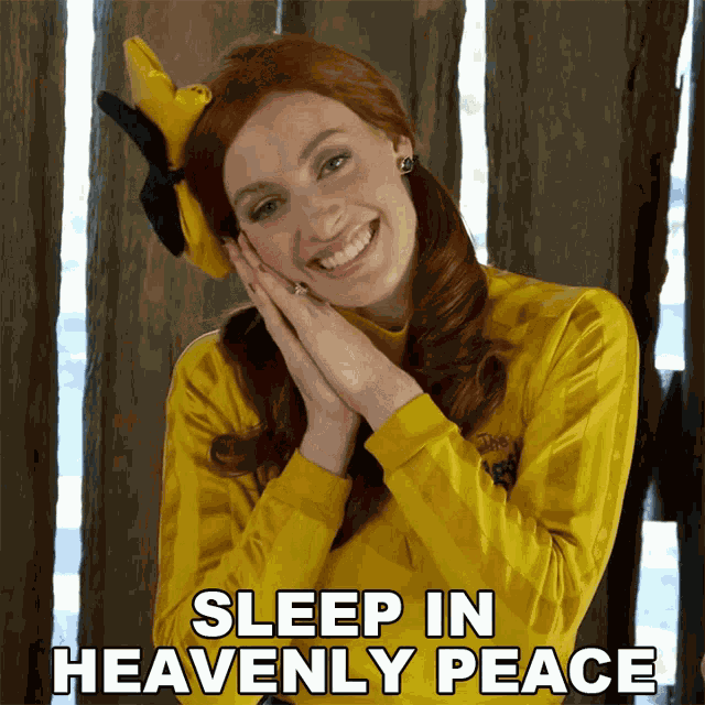 Sleep In Heavenly Peace Emma Wiggle GIF