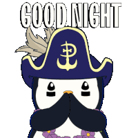 Sleep Penguin Sticker