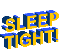 Sleep Tight Goodnight Sticker
