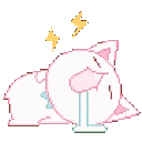 Sleeping Cat Sticker