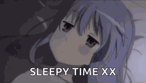 Sleepy Anime GIF