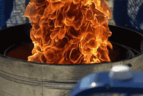 Slow Motion Fire Tornado - Slow GIF