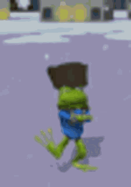 Small Frog Chickenexploder GIF