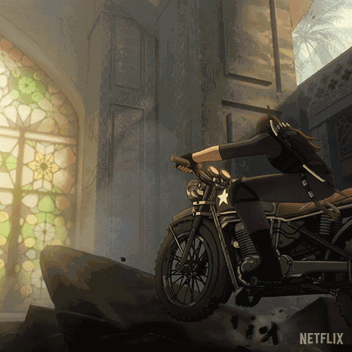 Smashing Through The Window Lara Croft GIF
