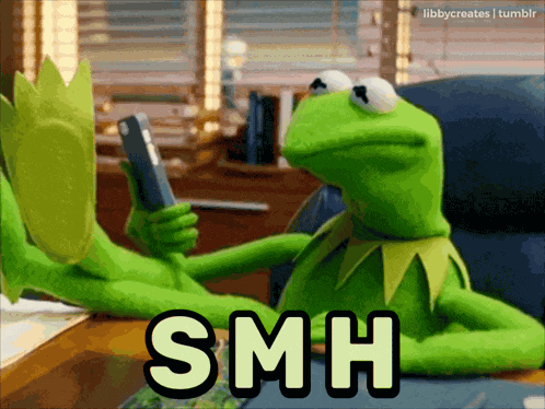 Smh Kermit The Frog GIF