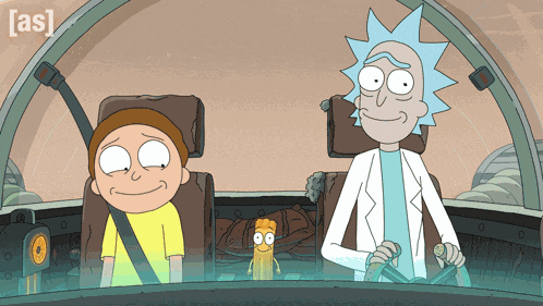 Smiling Rick GIF