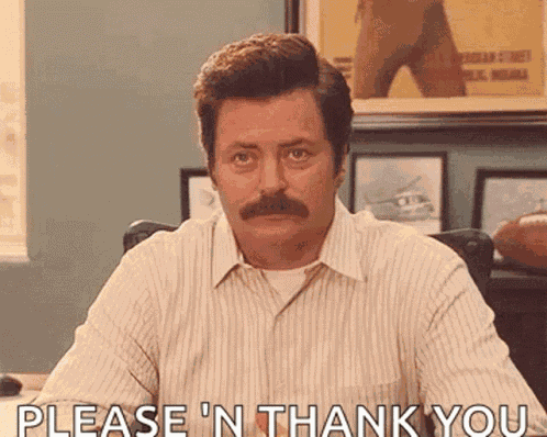 Smirk Ron Swanson GIF