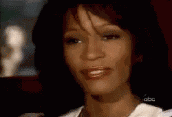 Smirk Whitney Houston GIF