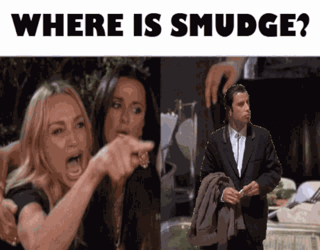 Smudge John Travolta GIF
