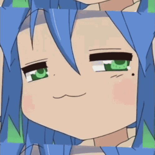 Smug Konata GIF