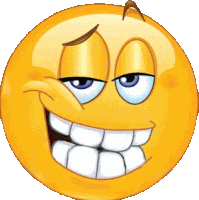 Smug Smirk Emoticon Sticker