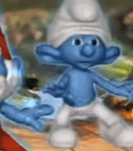 Smurfs Dance Party Smurf GIF