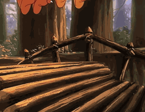 Sneaking Star Wars Ewoks GIF