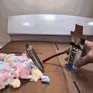 Snicker Cotton Candy GIF