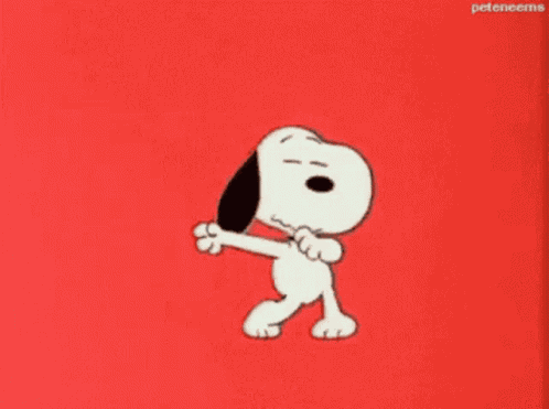Snoopy Happy Dance Gif GIF