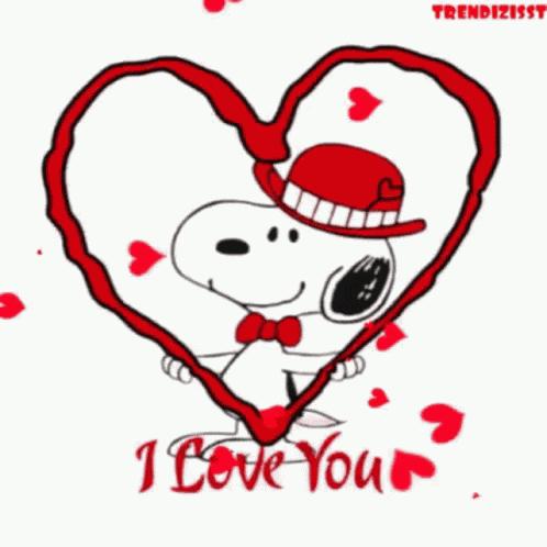 Snoopy I Love You GIF