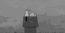 Snoopy Snoopy Raining GIF