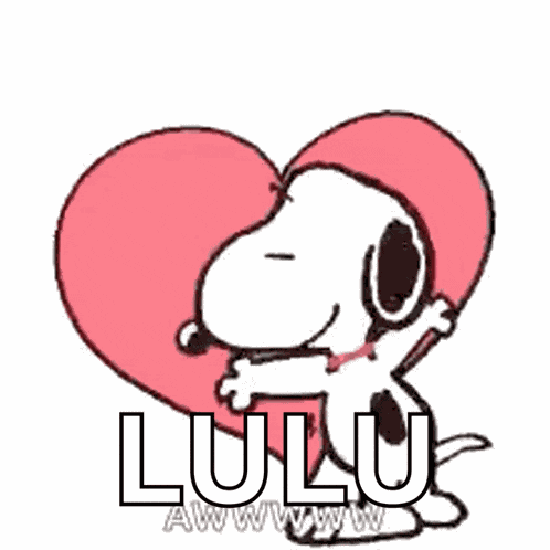 Snoopy Valentine Card GIF