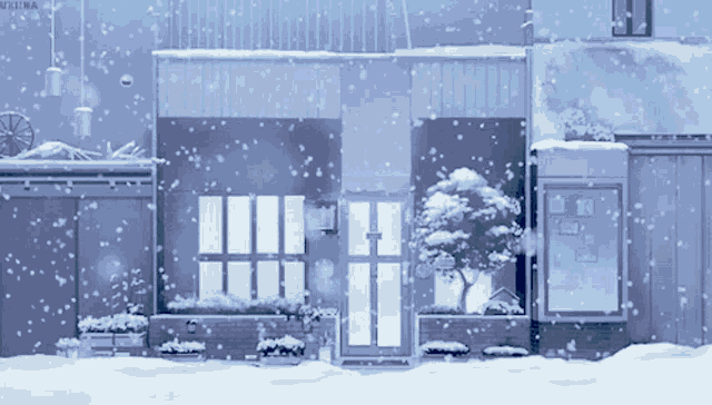 Snow Anime GIF