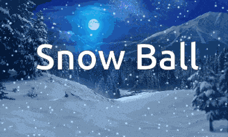 Snow Ball Gif GIF
