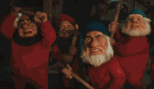 Snow White 2025 Dwarves GIF