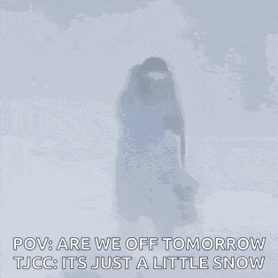 Snowy Snow Blowing GIF