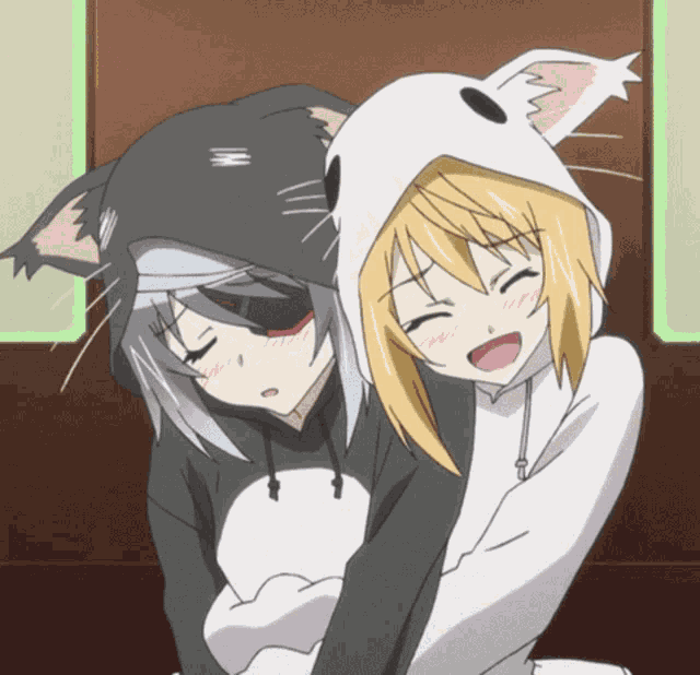 Snuggle Anime GIF
