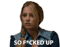 So Fricked Up So Messed Up Sticker